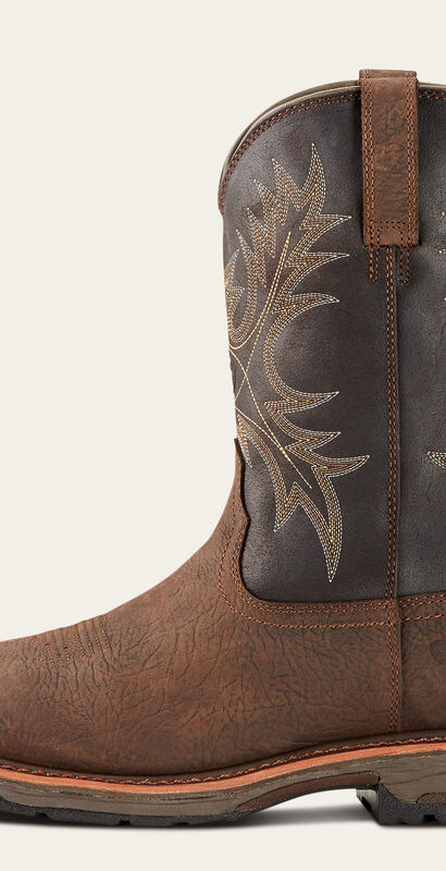 WorkHog Waterproof Work Boot Side